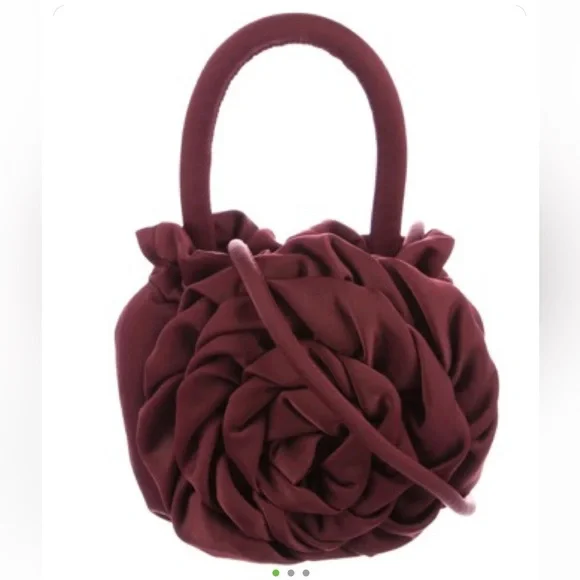 STAUD Rosette Fabric Shoulder Bag
